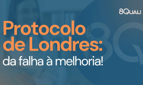 Banner com a frase "Protocolo de Londres: da falha à melhoria!" escrito em laranja.