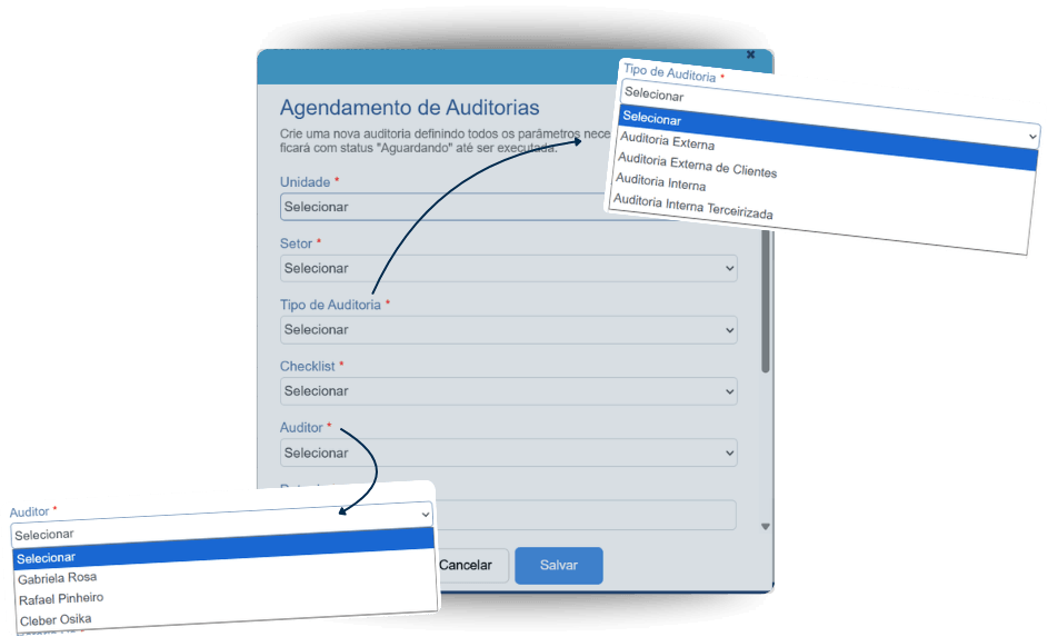 Software para Gestão de Auditorias | Planejamento